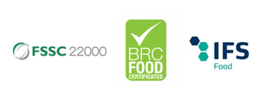 FSSC, BRC en IFS voedselveiligheid certificaten